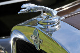 Hood ornament of 1930s Chevrolet