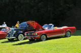 1965 Ford Mustang convertible and a 1930s Ford