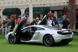 McLaren MP4-12C Prototype, with carbon fiber chassis thats 25 lighter than an equivalent aluminum one. (CR)