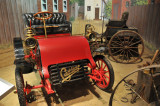 1903 Cadillac Model A Runabout, 1-cylinder 10 hp engine, 30 mph top speed, from Petersen Automotive Museum Collection