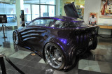 2008 Ford Mustang GT Scythe, a Mustang base wrapped in hand-made custom fiberglass composite and painted candy purple