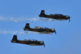 Flyover by World War II-era planes (CR)