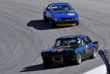 (23rd) No. 89, Allen Denson, Orange, CA, 1966 Ford Mustang, and No. 16, Donald Lee, 1968 Chevrolet Camaro