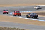 14, Butch Gilbert, 71 Triumph Vitesse; 27, Scott Gray, 65 Alfa GTA; 3, William Ockerlund, 71 Alfa GTV; 93, Roman Tucker, Alfa