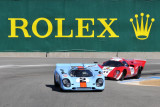 (1st place) No. 2, Bruce Canepa, 1969 Porsche 917K, and (2nd) No. 111, Peter Kitchak, 1969 Lola T70 Mk 3B