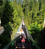 It can get real scary when the bridge vibrates and swings and youre on the bridge!