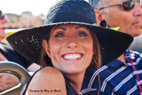 Milady on my tour bus in Florence, Italy