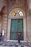 Magnificent bronze doors cast in Constantinople (c.1060), Amalfi Cathedral
