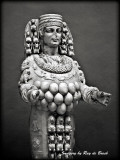Cult statue from Ephesus called the Beautiful Artemis (1st cent AD).