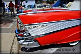 57 Chevy Bel Air Convertible with fender skirt