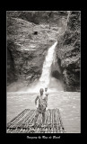 rafting helpers at Pagsanhan Falls