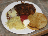 Chicken Mole with Rice