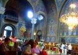 inside sveta nedelya church, bulgaria