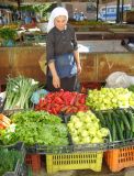 at a market in tirana, albania