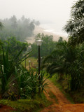 the red dirt road to the beach