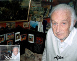 This photo was enlarged x 4, repaired and colour corrected