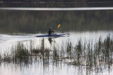 Canoeing on Lysterfield Lake