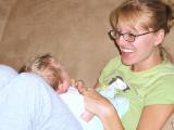 KELLY PLAYS WITH ANNABELLE