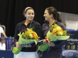 Sverine Bremond-Beltrame et Sofia Arvidsson (finalistes double)