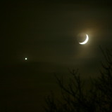 new year Moon and Venus