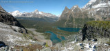 Mary Lake and Lake OHara from the All Souls Trail