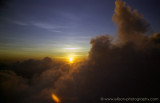 Sunset at 10,600 ft over Venezuela