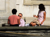 late afternoon drink at Christiansborg Palace