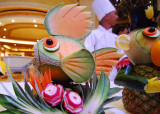 Food Sculpture, Emerald Princess