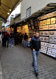 Mark walking on de Tresor Street