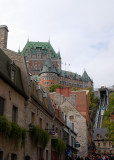 Looking up at the Chateau