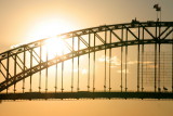 Sunset over the Harbour Bridge, Sydney