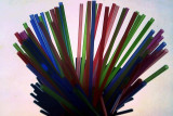 Colored straw