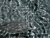 Fork  in water
