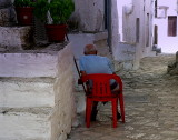 The red chair