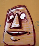 Face on the wall