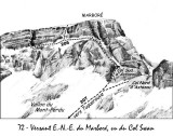 72  Marbor E.-N.-E. vu du col Swan