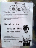 Vélos à vendre
