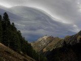 Pic de Sarret (2223 m) sous un ciel en colre