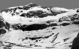 Mont-Perdu au clair de lune en 1902 - Photo offerte à R. Ollivier par L. Robach