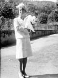 Christine en marie en 1963. Naissance en 1943 pour le malheur de jm