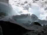 Dbris dune norme stalagmite de glace
