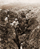 Verdun, tranchée boche, effets de nos obus