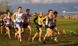 Lead pack with Paul Morrison in front