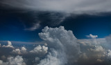 Between the clouds