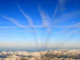 Contrails and shadows