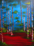 RED FOREST. 24 X 16