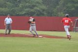 danny gets the out at first