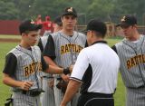coach porter says, good inning, guys