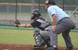 ryan behind the plate in the rain