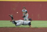 micah dives for a ball into right field
